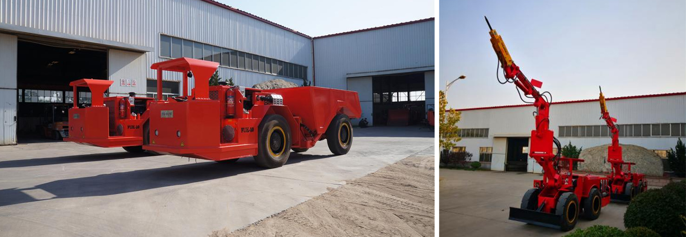 The underground mining Loader and Mining truck were Exported To Mexico