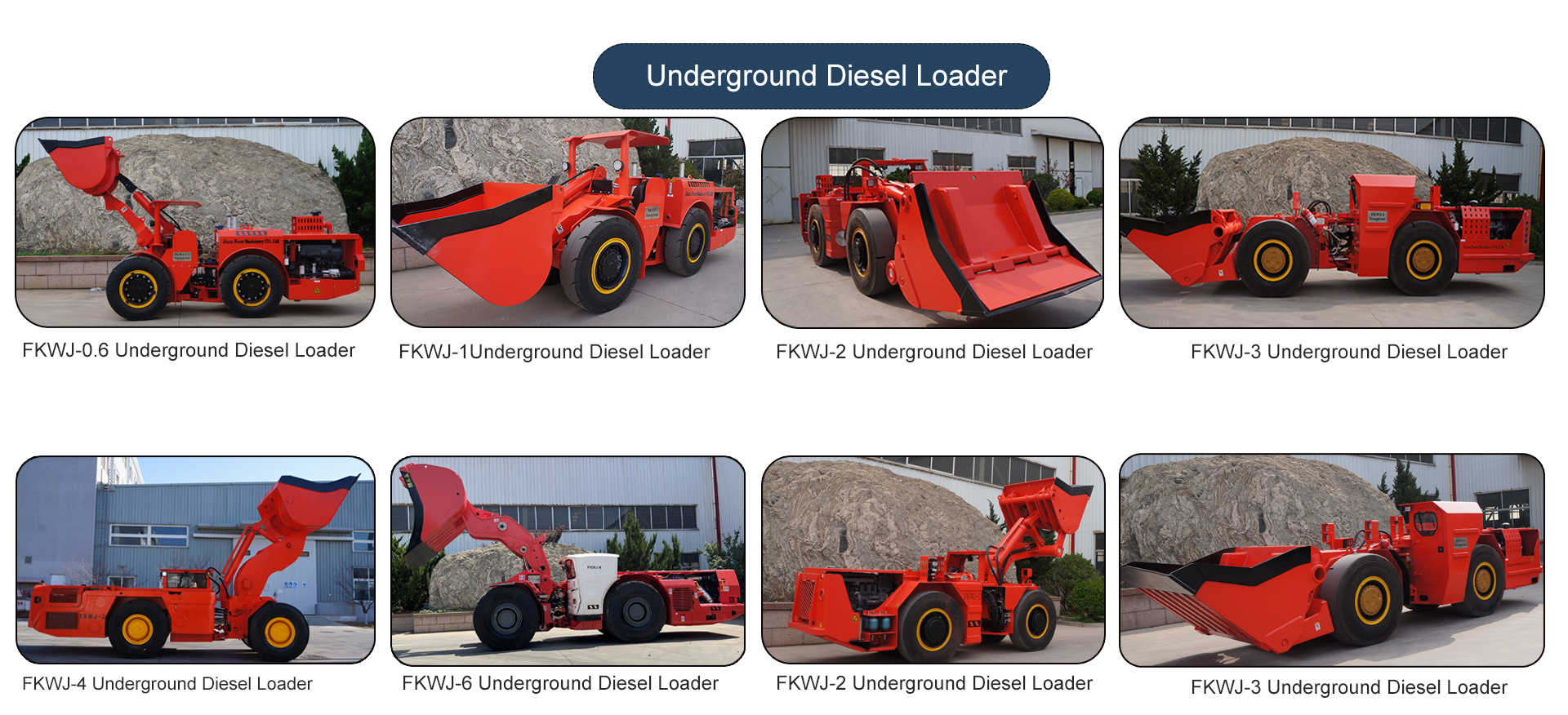 Underground loaders