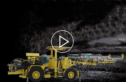 Underground Twin-boom Hydraulic Face Drilling Jumbo
